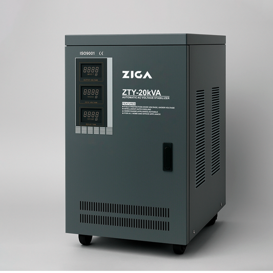Estabilizador de voltaje ZTY Trifásico 10 KVA/ 8000 watts ZIGA