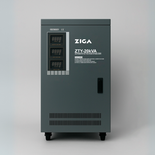 Estabilizador de voltaje ZTY Monofásico 20 KVA / 16000 Watts ZIGA