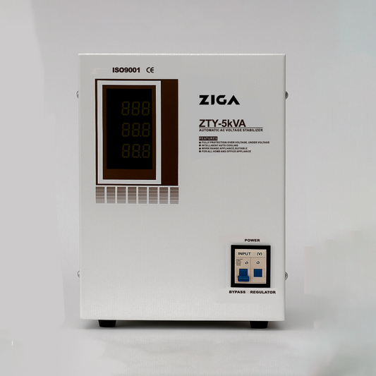 Estabilizador de voltaje ZTY Monofásico 5 KVA / 4000 Watts ZIGA