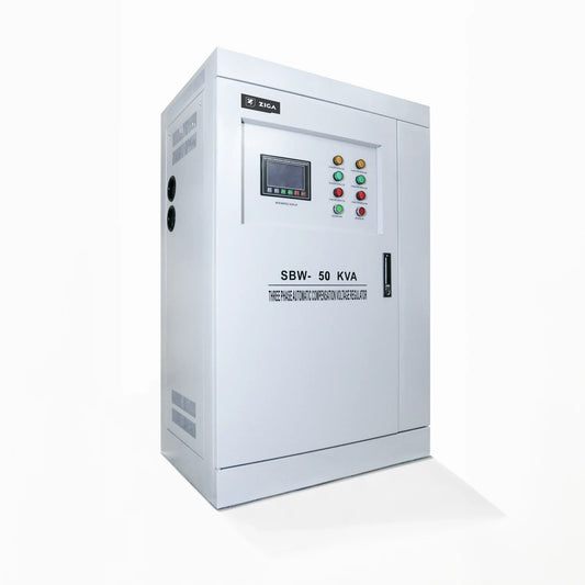 Estabilizador de voltaje SBW Trifásico 50 KVA ZIGA