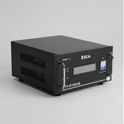 Estabilizador de voltaje Monofásico Rack ZTY- R ZIGA 10kVA/ 8000 watts