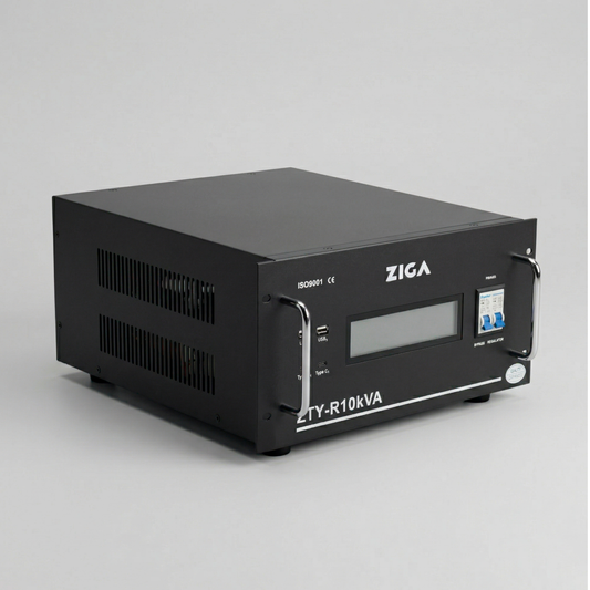 Estabilizador de voltaje Monofásico Rack ZTY- R ZIGA 10kVA/ 8000 watts