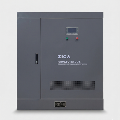 Estabilizador de voltaje Trifásico ZIGA SBW-F 100 KVA