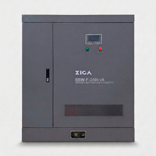 Estabilizador de voltaje Trifásico ZIGA SBW-F 200 KVA