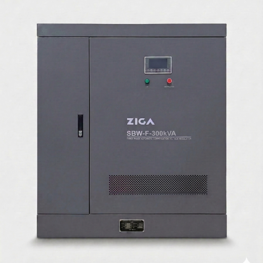 Estabilizador de voltaje Trifásico ZIGA SBW-F 300 KVA
