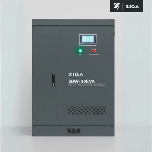 Estabilizador de voltaje SBW Trifásico 50 KVA ZIGA